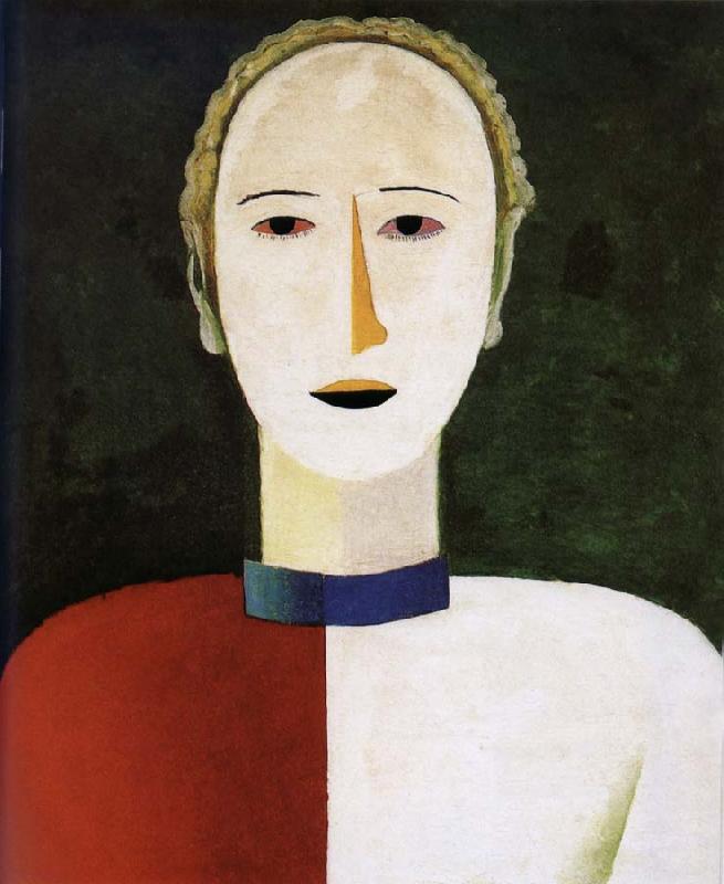 Kasimir Malevich Head of female Germany oil painting art